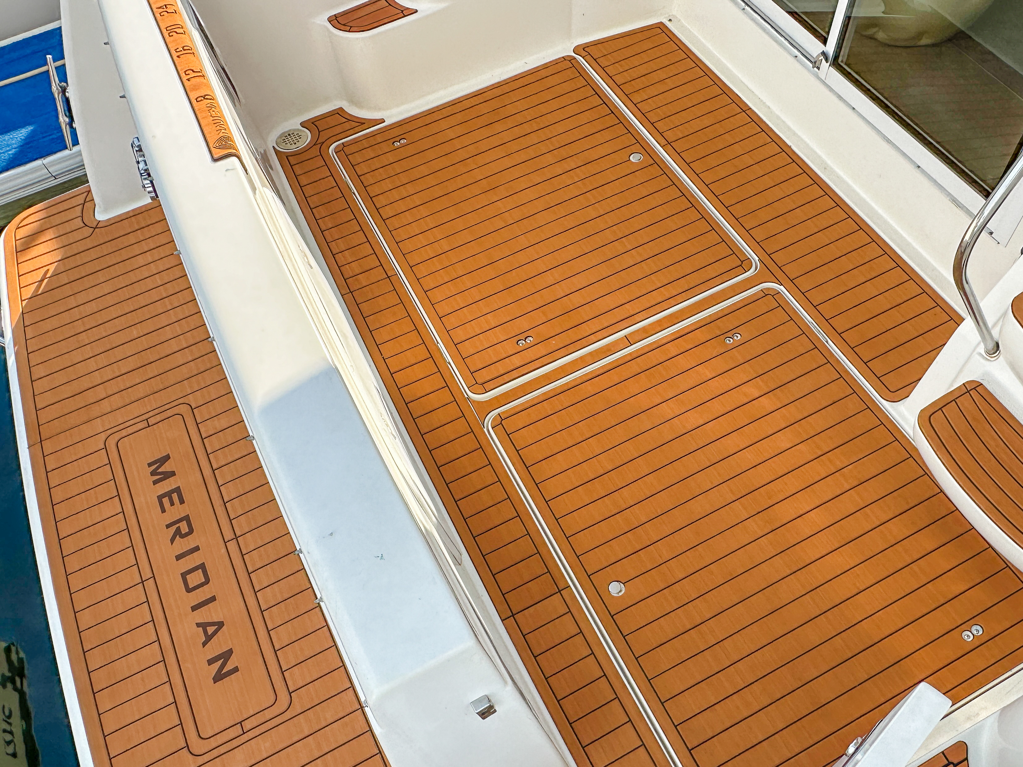 Meridian 38 EVA decking cockpit layout
